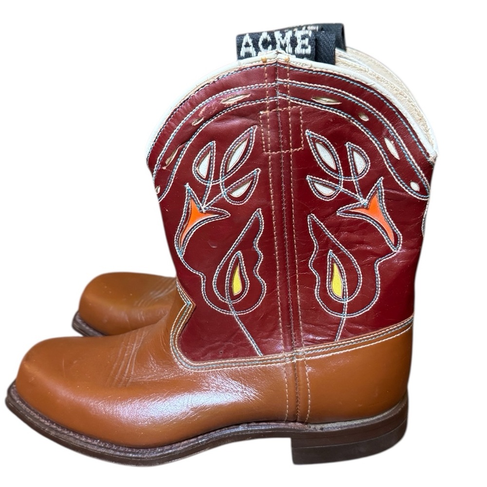 NWT Vintage Acme deadstock children’s western cowboy boots - Picture 2 of 9